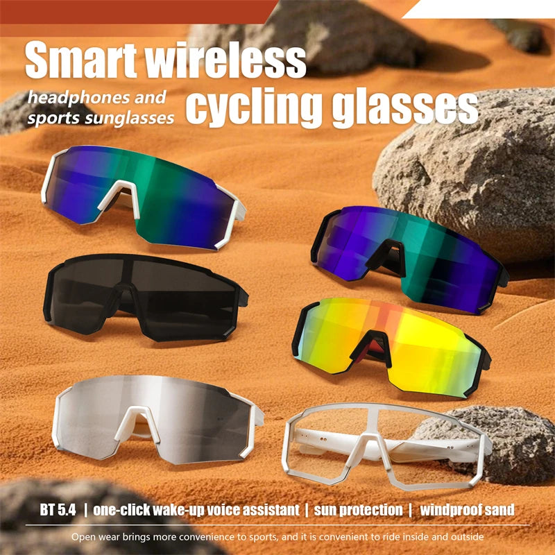 2025 Smart Glasses Cycling Sunglasses For Men Cycl Glasses Mountain Bicycle Goggles Women Outdoor Sports Running UV400 Eyewear