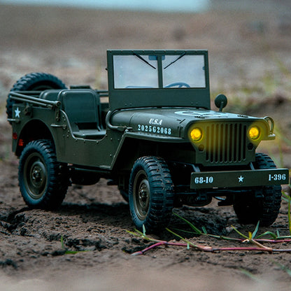 JJRC C8815 RC Car 1/10 WILLYS 1941 4WD RTR RC Crawler 2.4G Remote Control Car Off-road Climbing Military RC Truck Toys Gift
