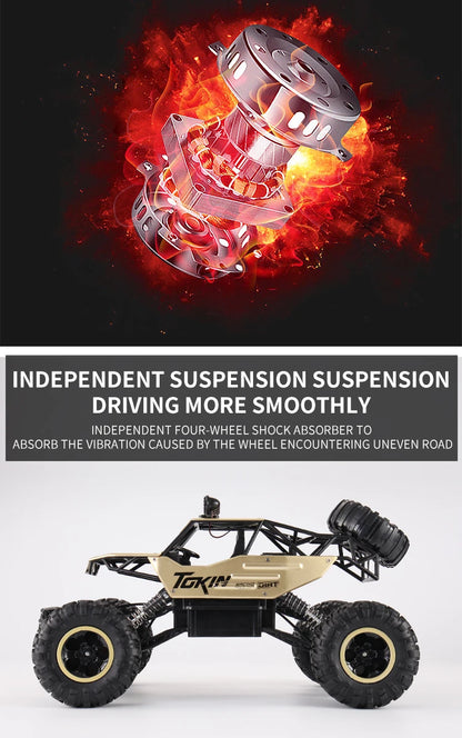 RC Off road Truck 1/12 4WD RTR Durable Beginner All Terrain RC Car High Speed 20Km/h Remote Control Monster Truck Adult Gift Toy