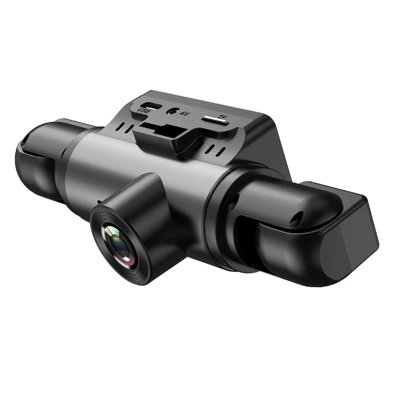 Dashcam Car Front and Rear 1080P 2inch IPS4-Channel Recording Video Recorder Car 4 Cameras Night Vision Recorder Black Box