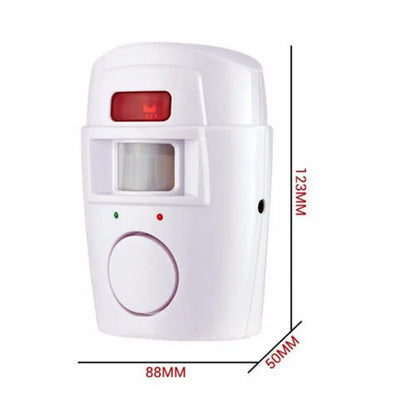 105dB Home Smart Security Alert Infrared Sensor Anti-theft Motion Detector Alarm Monitor Wireless Alarm System+2 Remote Control
