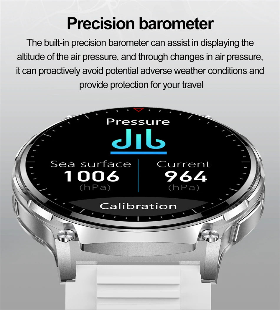 GPS NFC Compass Watch For HUAWEI GT5 Pro Smart Watch Men Altitude Bluetooth Call GPS HD 360*360 Screen Motion Tracking Watch