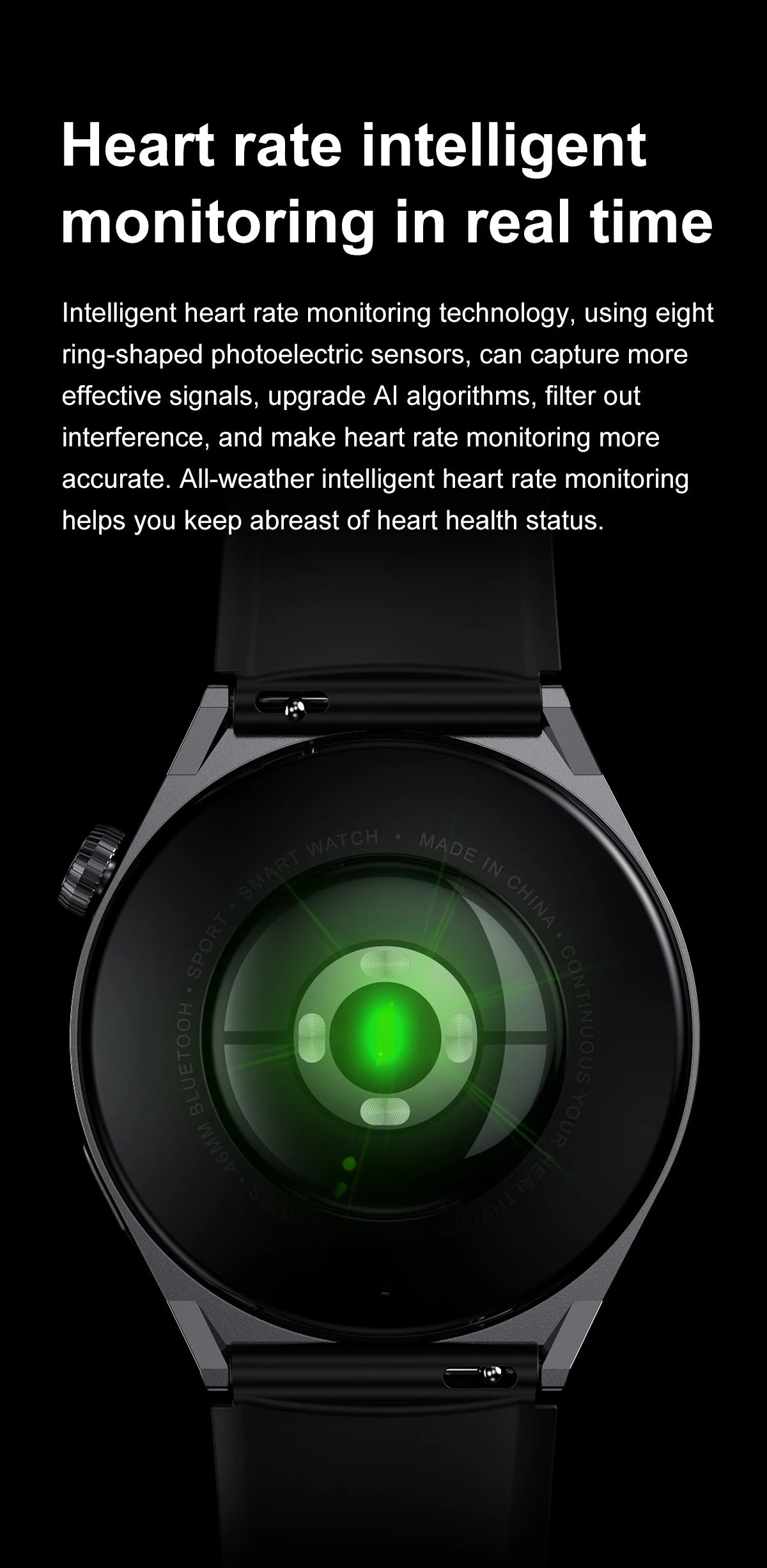LIGE NFC Smart Watch Men AMOLED HD Screen Wireless Charging Heart Rate Bluetooth Voice Assistant Sports Watches Men Smartwatch