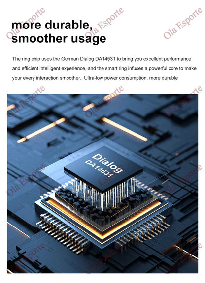 NEW Smart Ring Military Grade Titanium Steel Smart Rings for Women Men Health Monitoring IP68 & 5ATM Waterproof Multi-sport Mode