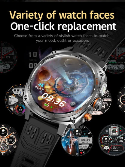 LIGE NEW Smart Watch Men 800mAh Large Battery Bluetooth Call IP67 Waterproof Smartwatch 100+Sport Health Monitor Smartwatches