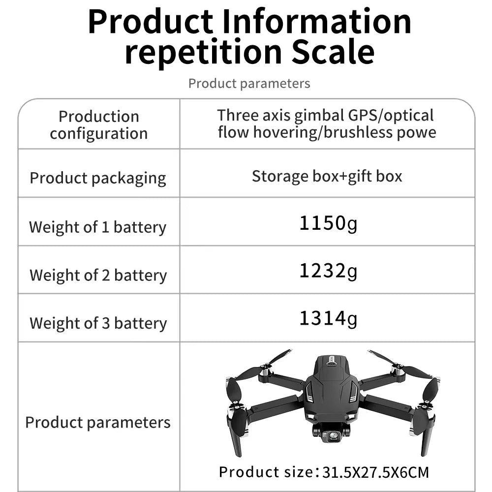 F204 New Original Upgrated RC Drone with 8k professional HD camera 5G WiFi Brushless laser barrier avoidance Folding quadcopter