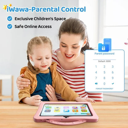 2025 New Kid's Tablet Android 14 7.1 HD Screen 1280*600 IPS 4GB+128GB Memory 3200mAh GPS Satellite Positioning Tablet Boys Girls