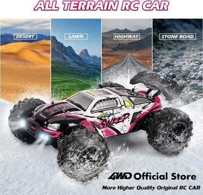 4WD Remote Control Car Off Road 4x4 RC High Speed Buggy Truck Super Brushless 50 or 80KM/H Fast Drift Racing Toy Kids Adults