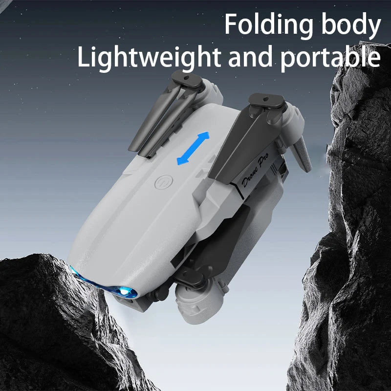 E99 Air Screen Control Drone Professional Wide RC Dron HD 4K Camera Foldable Helicopter Aircraft Quadcopter Drone Kid Gift Toys