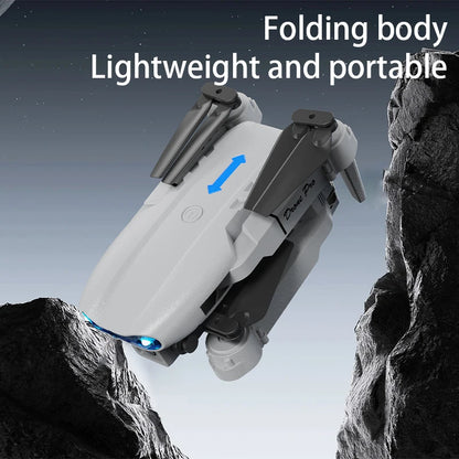 E99 Air Screen Control Drone Professional Wide RC Dron HD 4K Camera Foldable Helicopter Aircraft Quadcopter Drone Kid Gift Toys