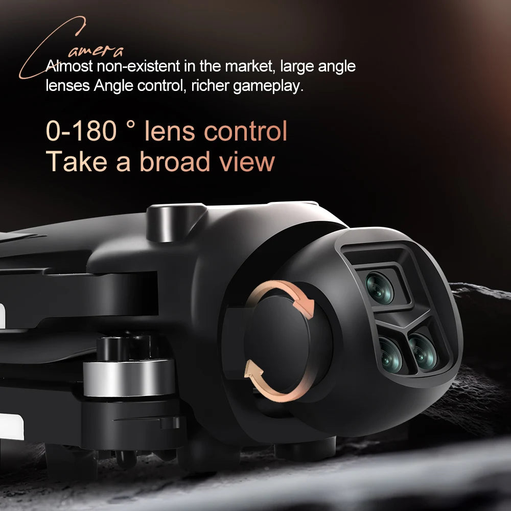 V156 MAX Drone 8K Camera HD With Screen Optical Flow Intelligent Obstacle Avoidance Foldable Brushless Motor Quadcopter Toy UAV