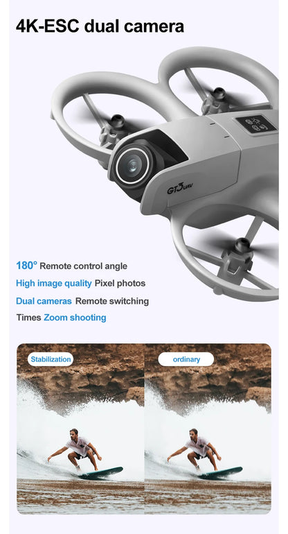 2025 GT3 RC Drone 8K 5G Professional HD Aerial Photography Obstacle Avoidance Remote Control Aircraft Dual Camera Quadcopter Toy