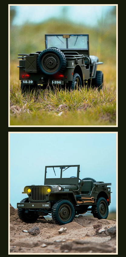 JJRC C8815 RC Car 1/10 WILLYS 1941 4WD RTR RC Crawler 2.4G Remote Control Car Off-road Climbing Military RC Truck Toys Gift