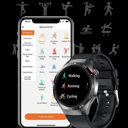 2025 Brand New Watch 5 Smartwatch Real AMOLED HD Screen 360*360 Heart Rate Bluetooth Call Waterproof Men Smart Watch Android IOS