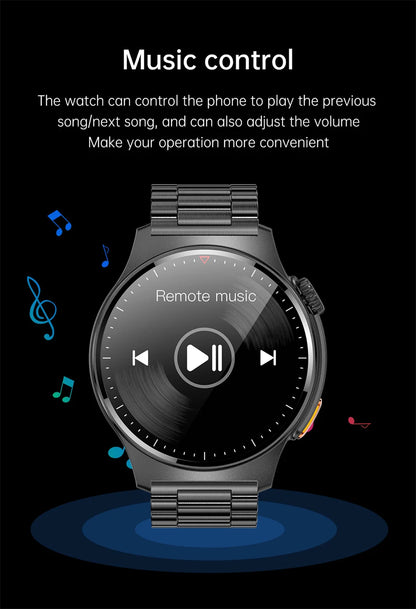 Men's Bluetooth Call Smart Watch GPS Sports NFC Health Monitoring Weather Data Waterproof Smartwatch 2025 New