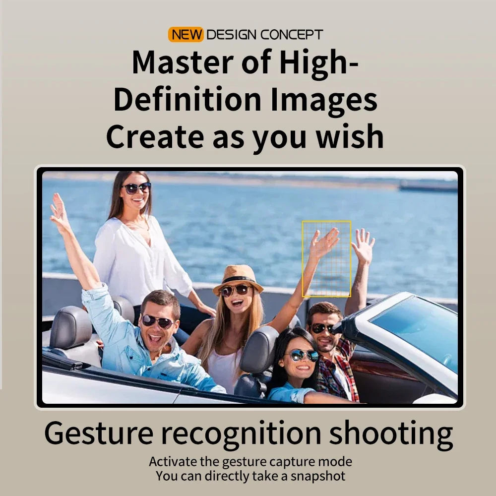 F204 New Original Upgrated RC Drone with 8k professional HD camera 5G WiFi Brushless laser barrier avoidance Folding quadcopter