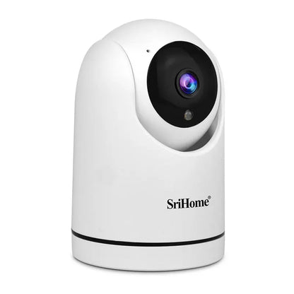 Srihome SH042 2MP 1080P 3x Zoom  Wireless PTZ IP Dome Camera  AI Humanoid Auto Tracking Home Security CCTV Baby  Monitor