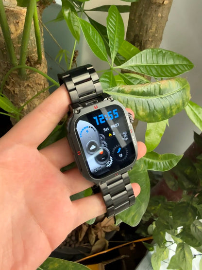 Men's Outdoor Sports Bluetooth Call Smart Watch 1.91 Inch Full Screen Touch Flashlight 110+ Sport Mode Smartwatch 2025 New