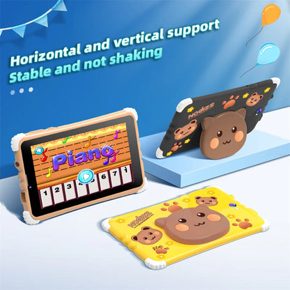 7 Inch Kids Tablet 4GB RAM 128GB ROM Android 15.0 MTK8321 Quad Core Dual Camera WIFI 1024*600 IPS Screen Childrem's Gift Tablets