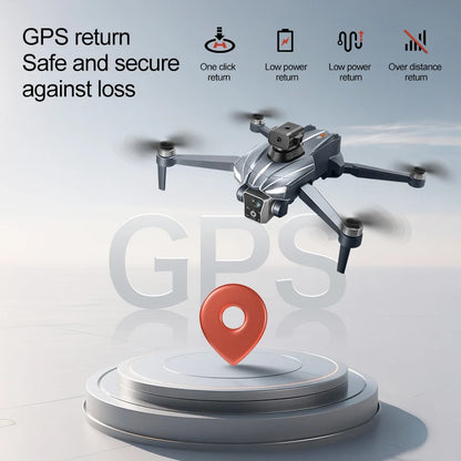 2025 K18 Max Airdrop GPS Drone 5G Screen Control Dual Camera Obstacle Avoidance 8K Aerial Photography Brushless Quadrotor Toy