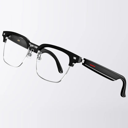 Smart Glasses with Touch Control and Bluetooth Connection Ideal for Listening to Wireless Earbuds and Using Smartwatch Features