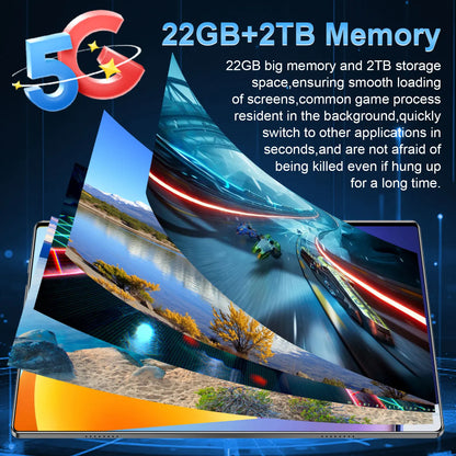 2025 Tablet Android 20000mAh 10.36 inch Global Version 22GB+2TB New Network 14 Core Android 13.0 Wifi Tablet