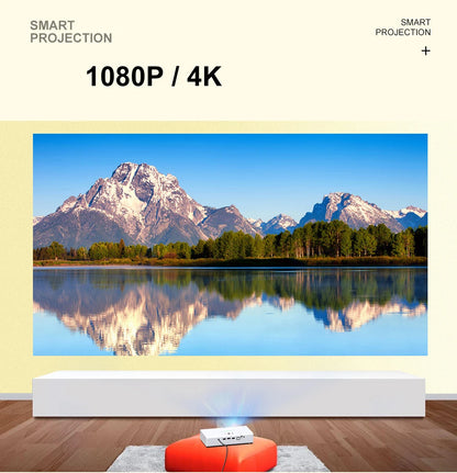 Smartldea V6 3D 4K Projector Android Wifi Daytime Proyector native 1280*800 Auto Focus Full HD 1080p portable smart game Beamer