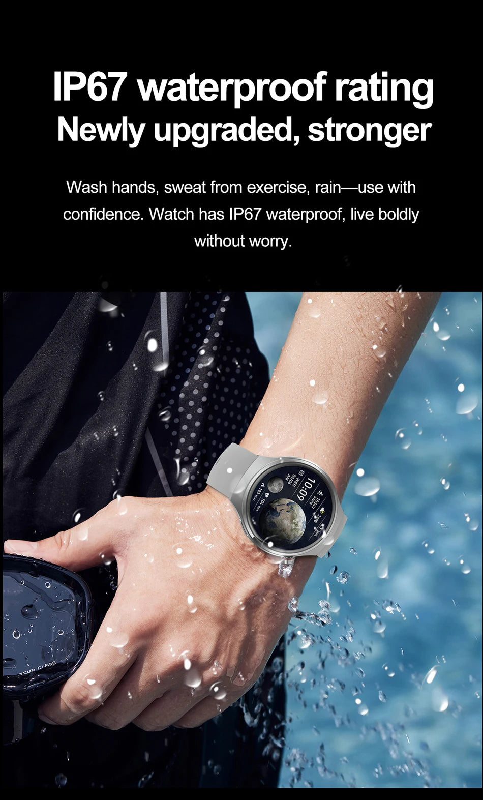 2025 New Fashion Ladies Smart Watch Full Screen Touch Health Monitoring Waterproof Blue Call Smartwatches Android IOS