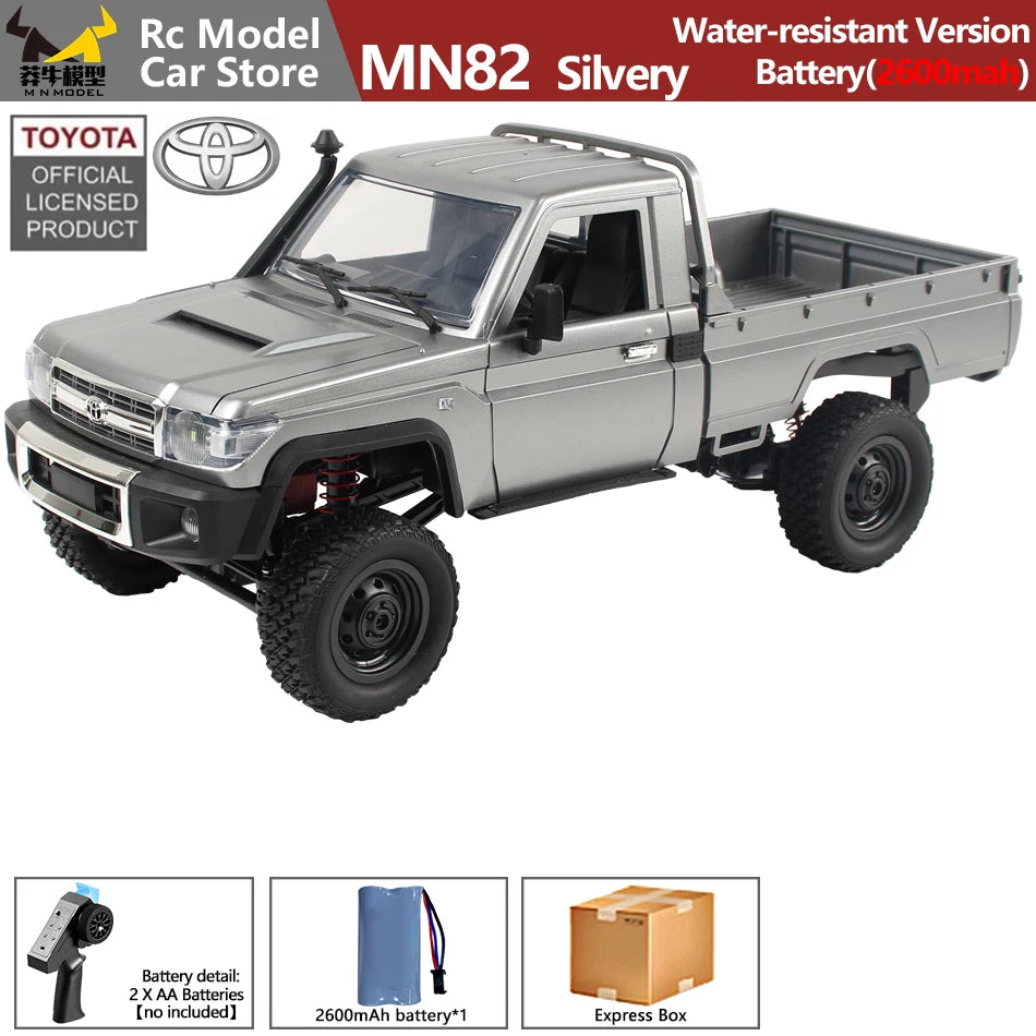 MN MODEL 1/12 4WD Remote Control Diving Off-road Car Climbing Truck All Terrain Vehicle Rock Crawler Wading Pickup Toy for Adult