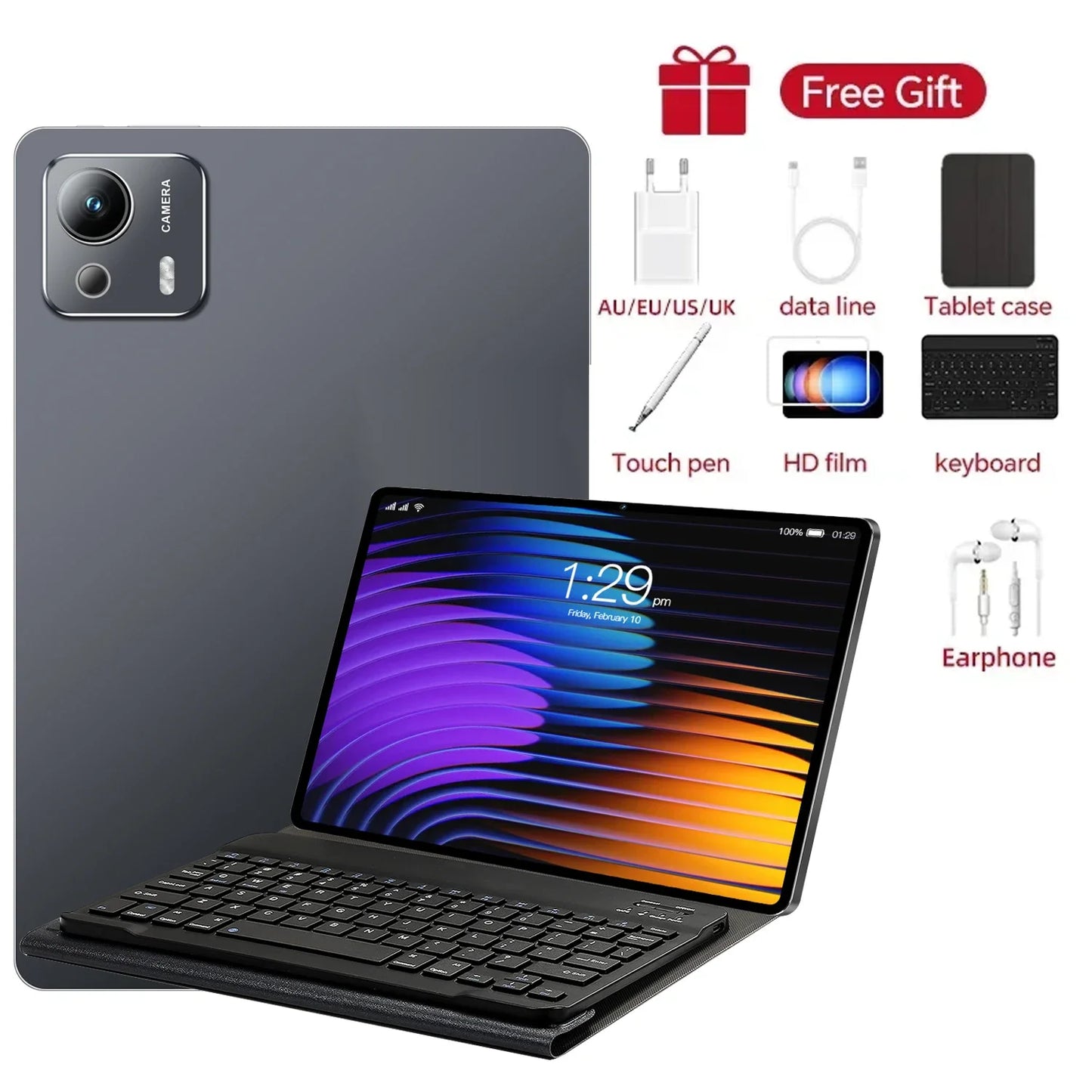 2025 Original Pad 7 Ultra Tablets Snapdragon 8 gen3 22GB+2TB Android 15  Global Version tableta5G Dual SIM 10 Core WiFi WPS 2000