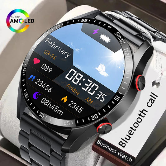 ECG+PPG Health Monitoring Smartwatches Men's 2025 New Business Watch Sports Fitness Bluetooth Call Smart Watch Android IOS