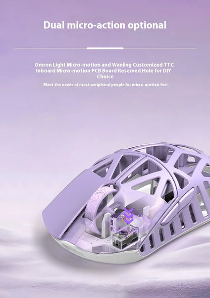 New WLMouse BEAST X MINI Pro Mouse Dual Mode Wireless Mouse Custom PAW3950 8000Hz Magnesium Alloy Gaming Mice FPS PC Accessories