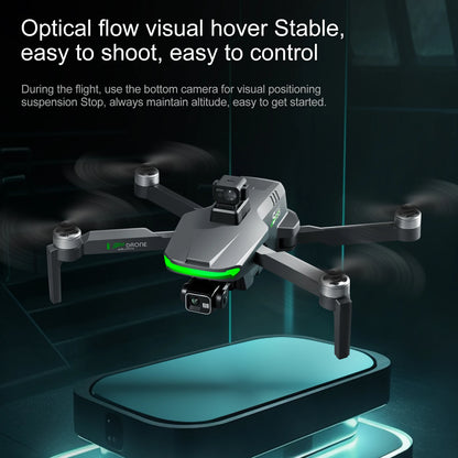 S155 MAX GPS Drone Professional 4K Camera 7.2-inch Touch Screen 3-Axis Gimbal EIS Relay Aircraft Obstacle Avoidance Dron Toy