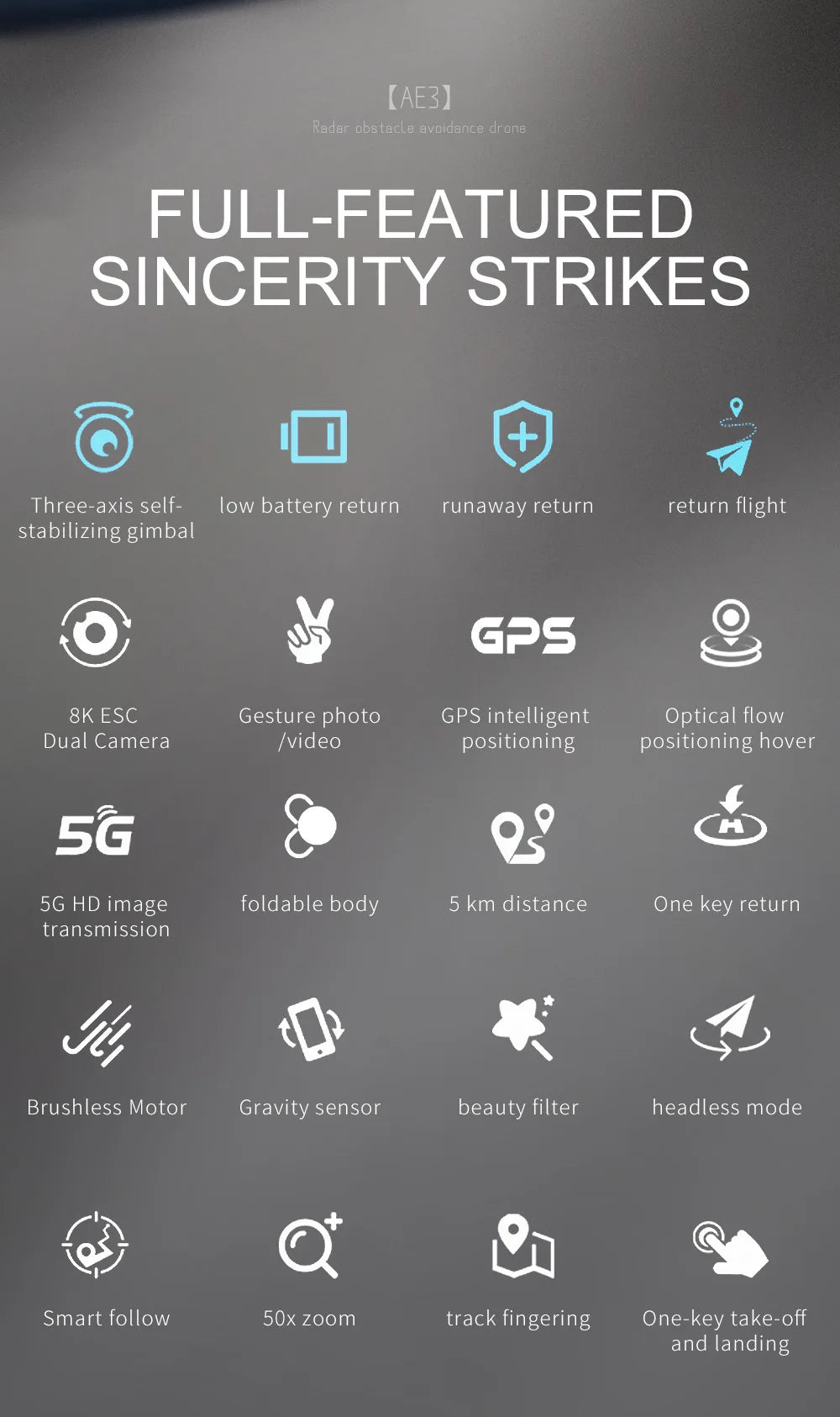 AE3 Pro Max Drone With 8K Camera 5G Wifi 3 Axis EIS GPS Long Distance 5Km Brushless Motor Foldable Quadcopter Drones AE3 pro max