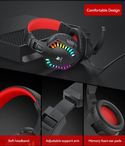 USB Keyboard And Mouse Gaming Headset Combos 4 In 1 English Gaming Wired RGB Keyboard Mouse Set With Mouse Pad and Headphones