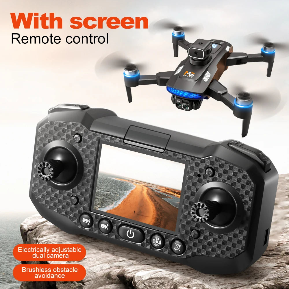 Xiaomi M6 Drone 8K Professional Aerial HD Camera 5G WIFI Intelligent Obstacle Avoidance With Screen Remote Control Drone Toys
