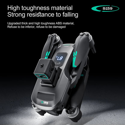 S159 GPS Drone Professional 360° Obstacle Avoidance Brushless 8K HD Dual Camera With Screen 5G WIFI FPV Dron Foldable Quadcopter