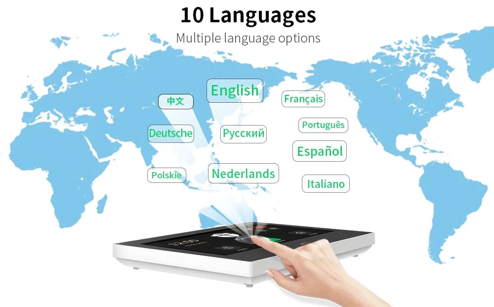 CPVAN Tuya smart Home Alarm System Wireless WiFi 4G 7 inch panel for Home burglar Security Protection Alarm Kit DIY Accessories