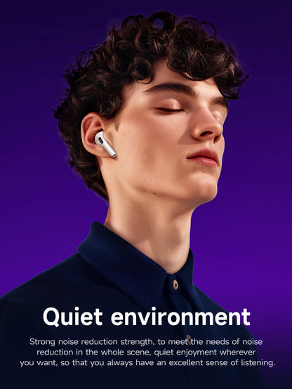 EW72 TWS Wireless Earbuds Touch Control LCD Screen Earphone with ENC Noise Cancelling Super Bass Premium Sound Long Battery