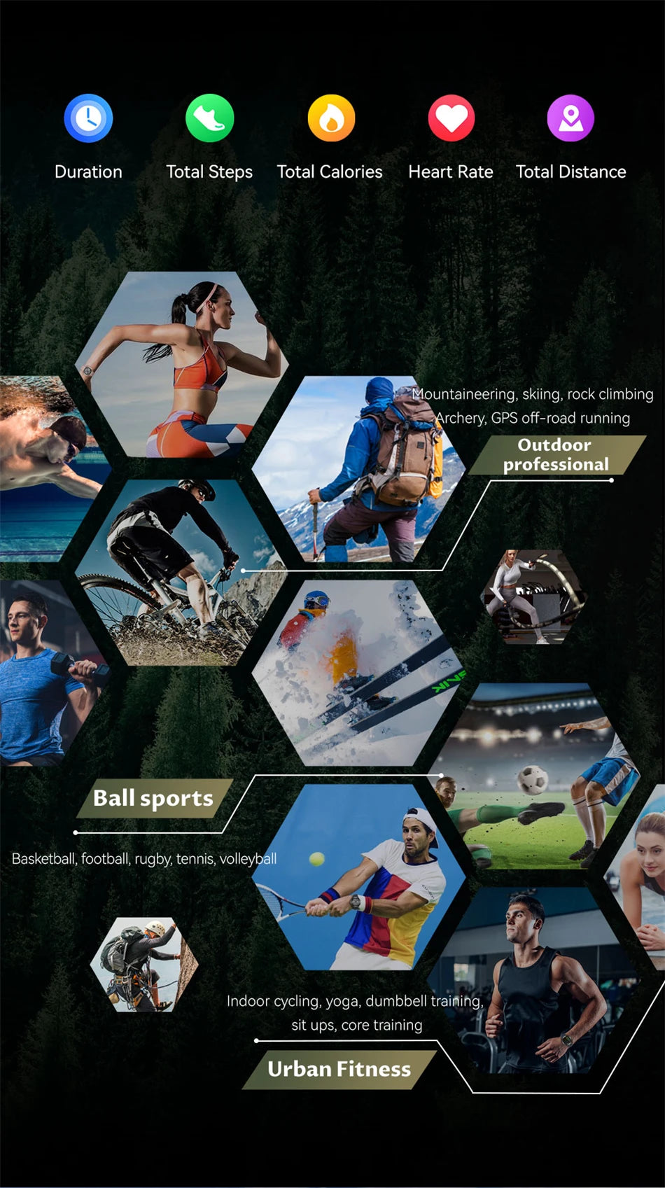 For Huawei Xiaomi GPS Outdoor Military Smart Watch Men 5ATM Waterproof Compass Altitude Monitor Watch 650mAh BT Call Smartwatch