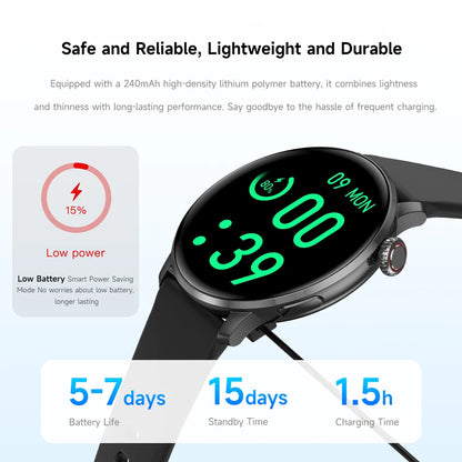 Fashion Women Bluetooth Call Smart Watch DIY Dial Health Monitoring Full Screen Touch Smartwatches 2025 New Android IOS