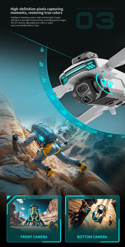 2025 New MIJIA V88 Drone 8K  HD Dual Camera Profesional 180° Electric Adjustable GPS Positioning Obstacle avoidance Bushless UAV