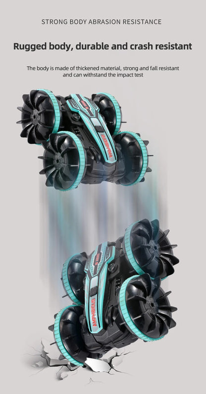 Amphibious RC Car Remote Control Stunt Car Vehicle Double-sided Flip Driving Drift Rc Cars Outdoor Toys for Boys Children's Gift