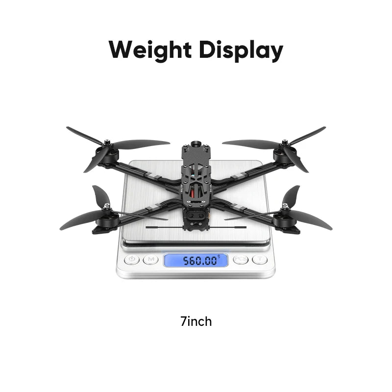 7 Inch Drone profesional Quadcopter Aerial Original FPV Racing HS-X07M drones 4k  with HD Camera GPS RC Helicopter FPV Drone