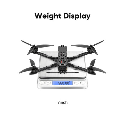 7 Inch Drone profesional Quadcopter Aerial Original FPV Racing HS-X07M drones 4k  with HD Camera GPS RC Helicopter FPV Drone