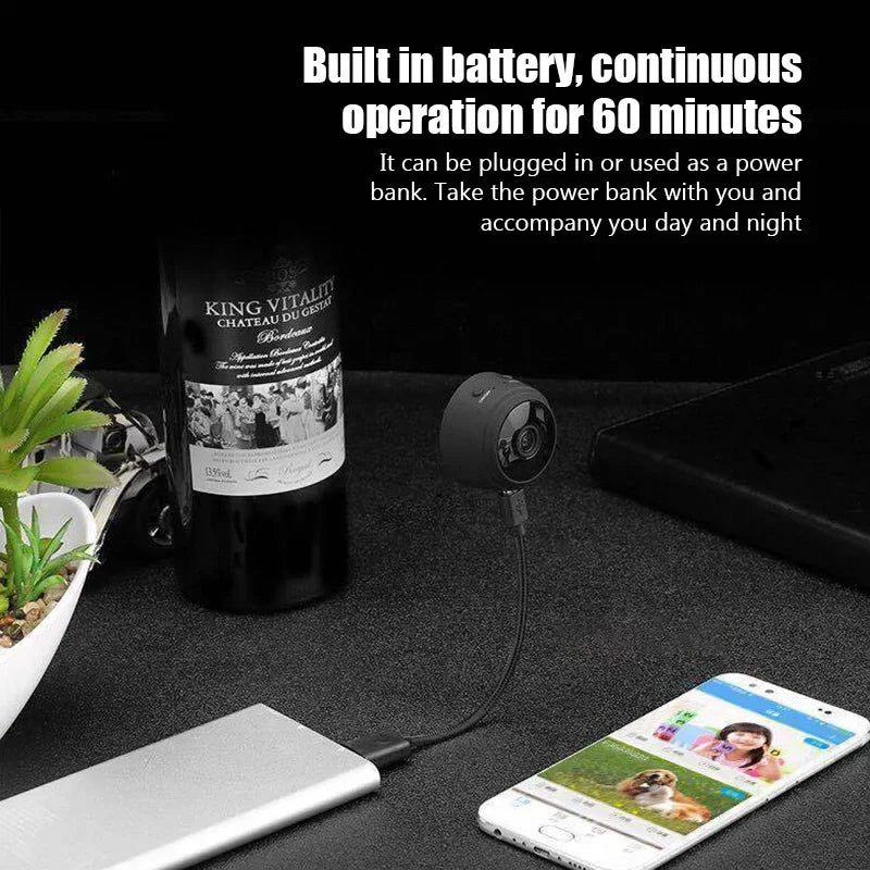 A9 Smart Home Security Camera WiFi Wireless 1080P Video Surveillance Remote Monitoring Motion Detection Night Vision Recorder