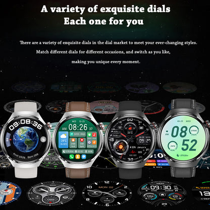 2025 New Fashion Ladies Smart Watch Full Screen Touch Health Monitoring Waterproof Blue Call Smartwatches Android IOS
