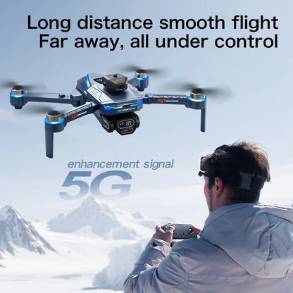 GT8 Drone 8K HD Dual Cameras FPV 5G WiFi GPS Brushless Motor Intelligen Obstacle Avoidance Foldable Quadcopter Toy Gift RC 3000M