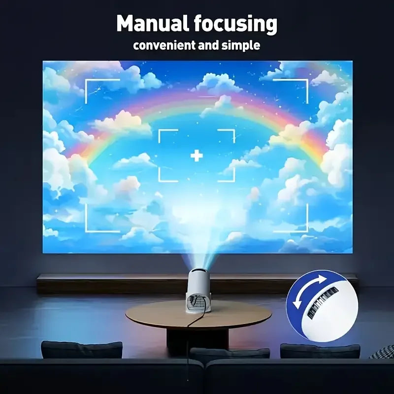 Portable Mini Projector，Mini projector for movies on the wall