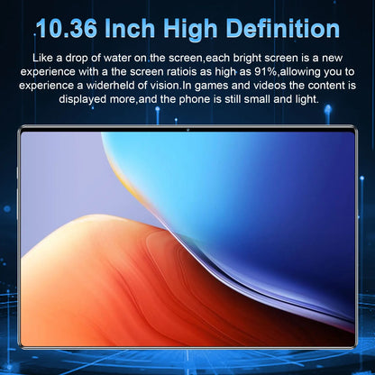 2025 Tablet Android 20000mAh 10.36 inch Global Version 22GB+2TB New Network 14 Core Android 13.0 Wifi Tablet